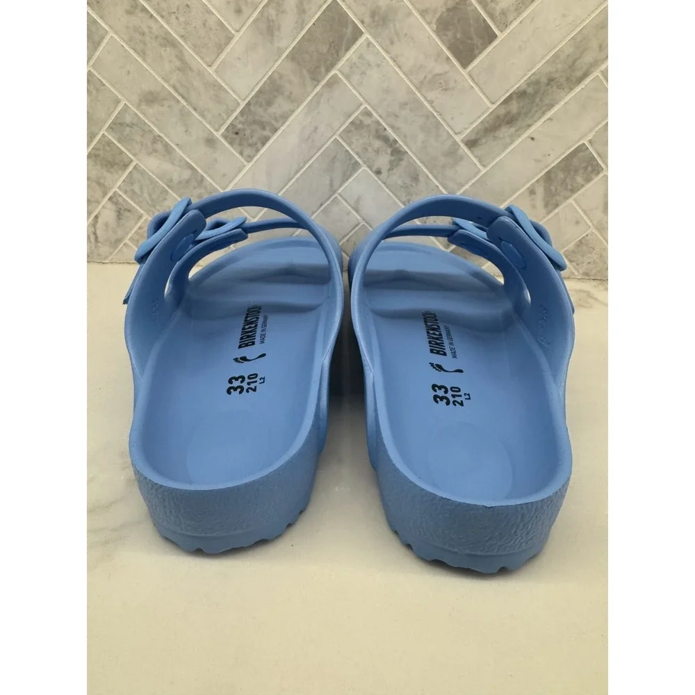 Birkenstock Arizona EVA Sandals Kids Youth Size 2 33 Sky Blue Slip On Slides